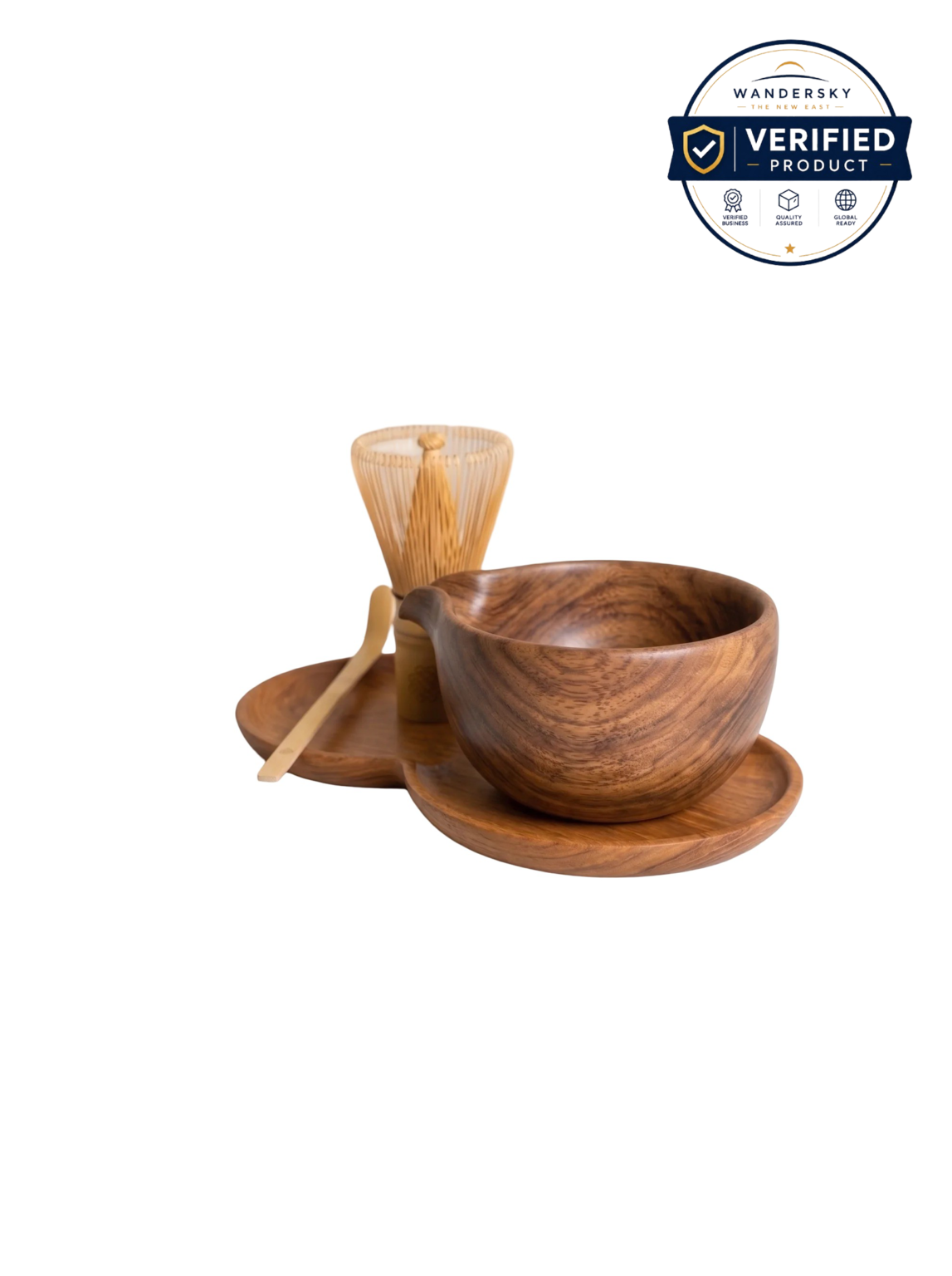 Artisan Teak Wood Spouted Bowl