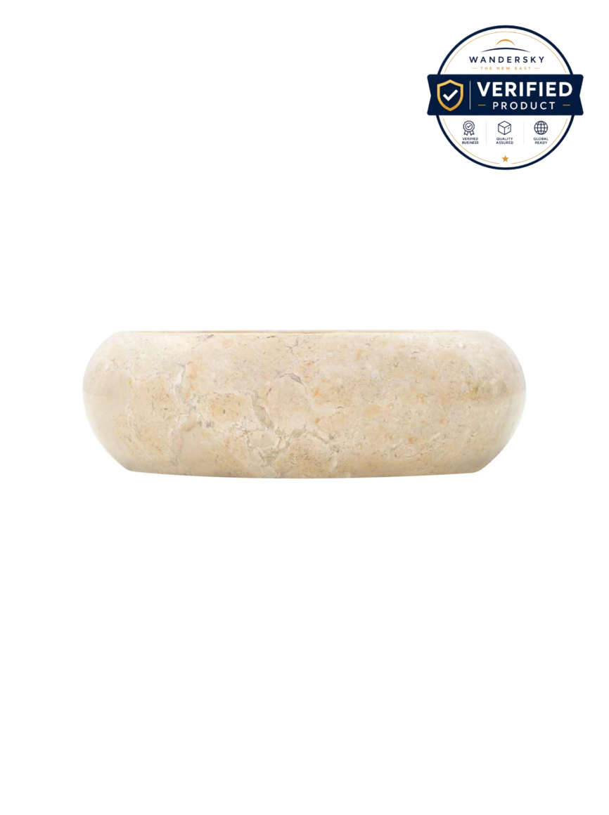 Sink 40x12 cm Marble Cream