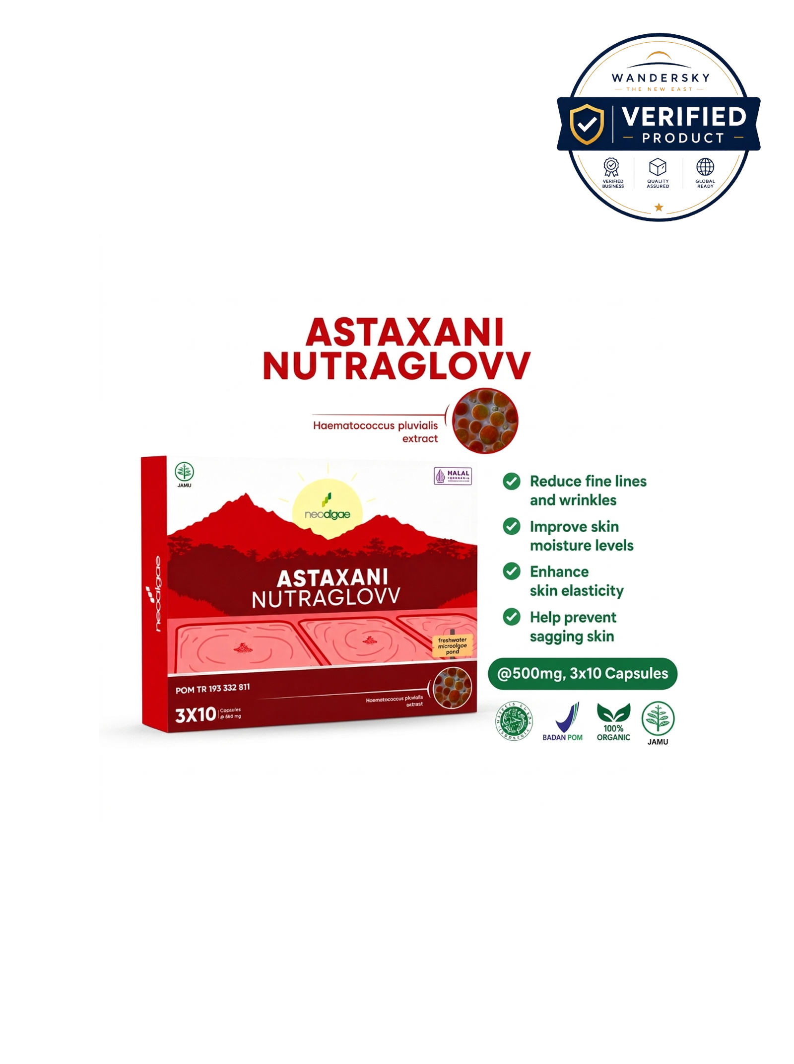 Natural Nutritional Supplement-Astaxani Nutraglow