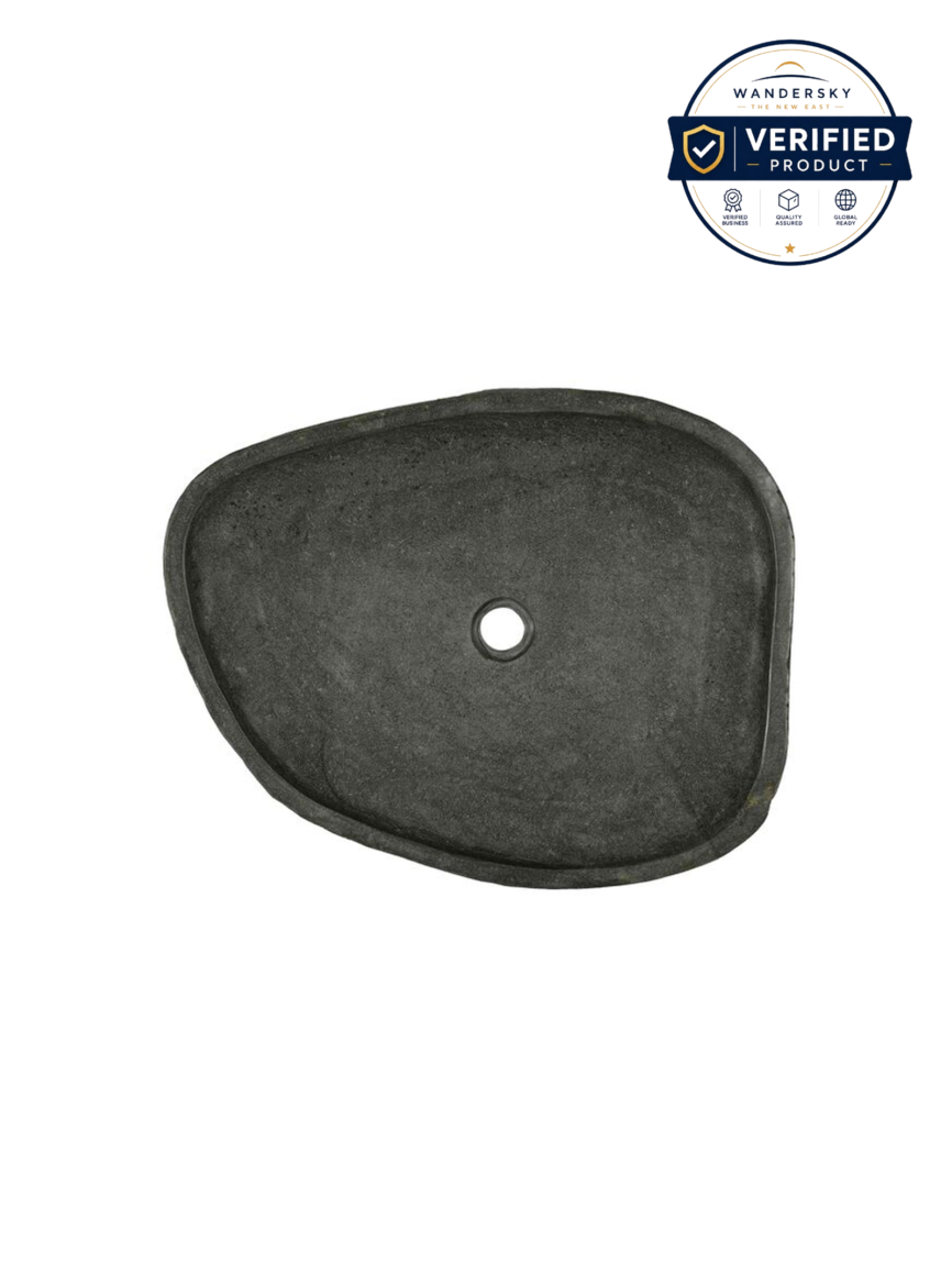 River Stone Wash Basin Grey