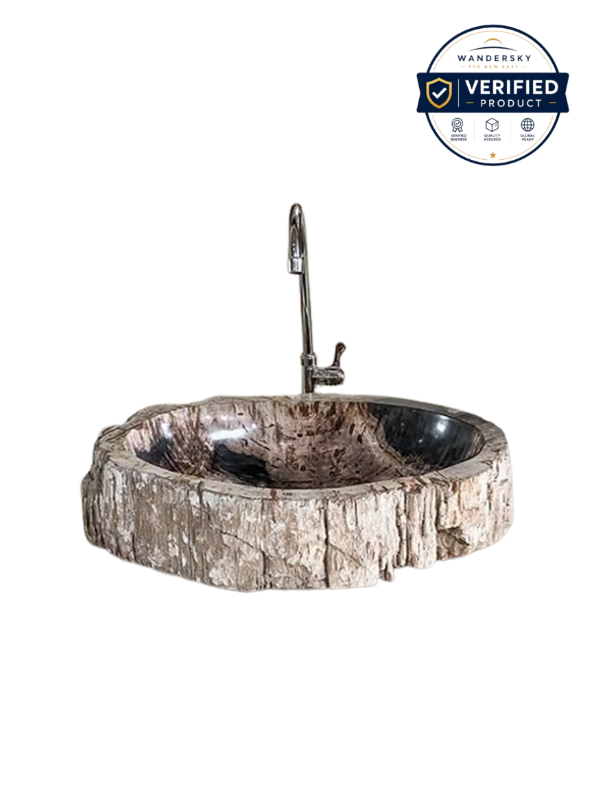 Petrified Wood Sink Bowl