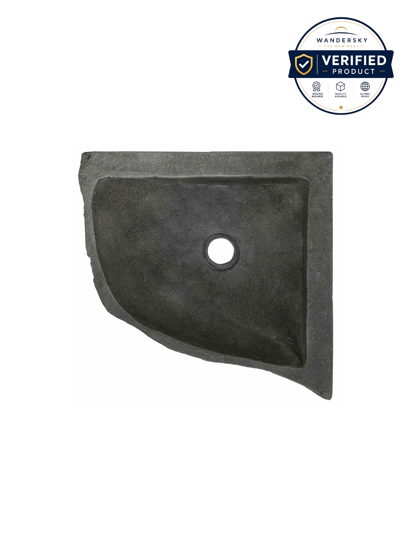 River stone Basin Grey