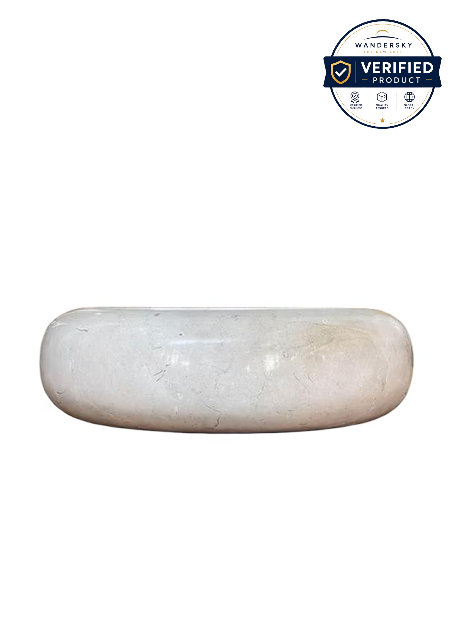 Marble Donut Sink (White)