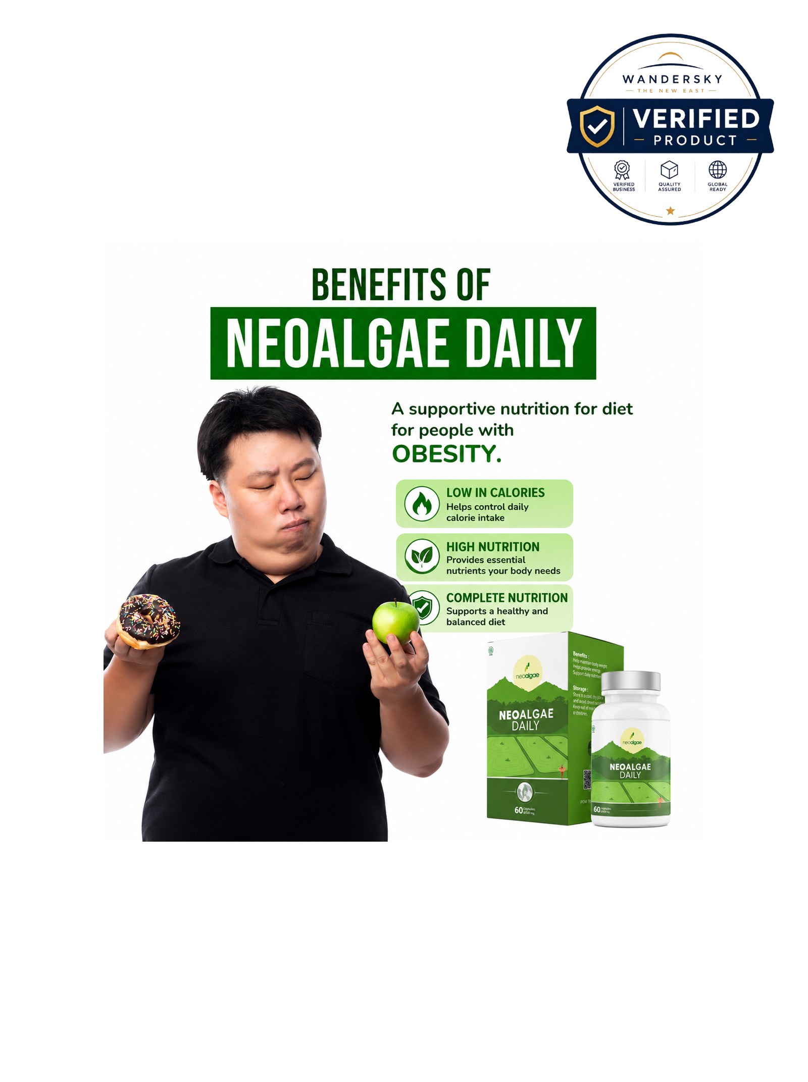 Complex Nutritional Supplement-Neoalgae Daily