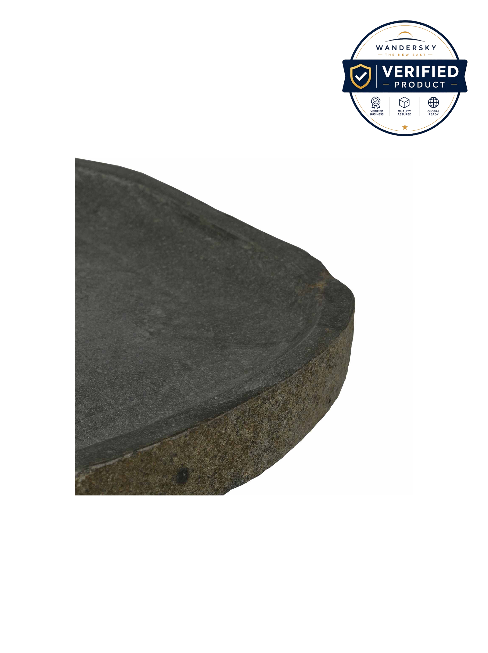 River Stone Wash Basin Grey