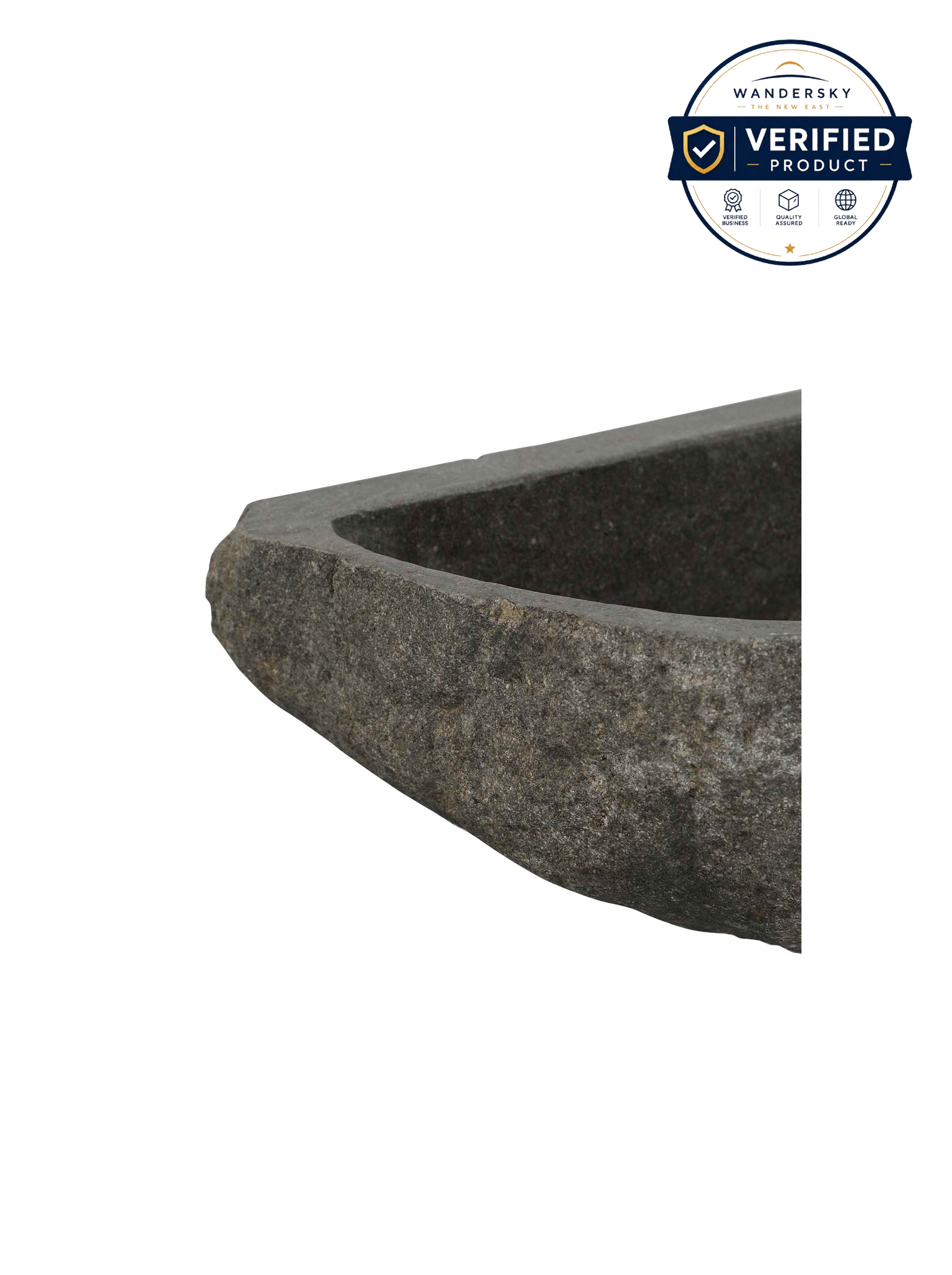 River stone Basin Grey