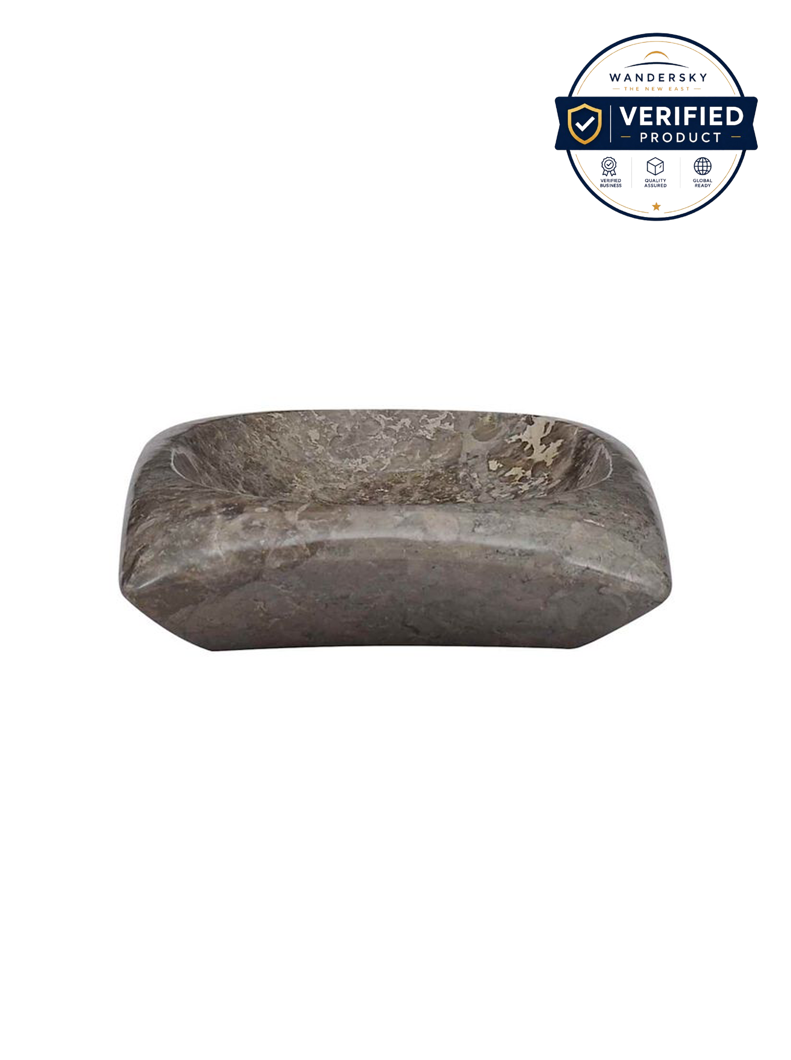 Sink Grey 50 x 35 x 10 cm Marble