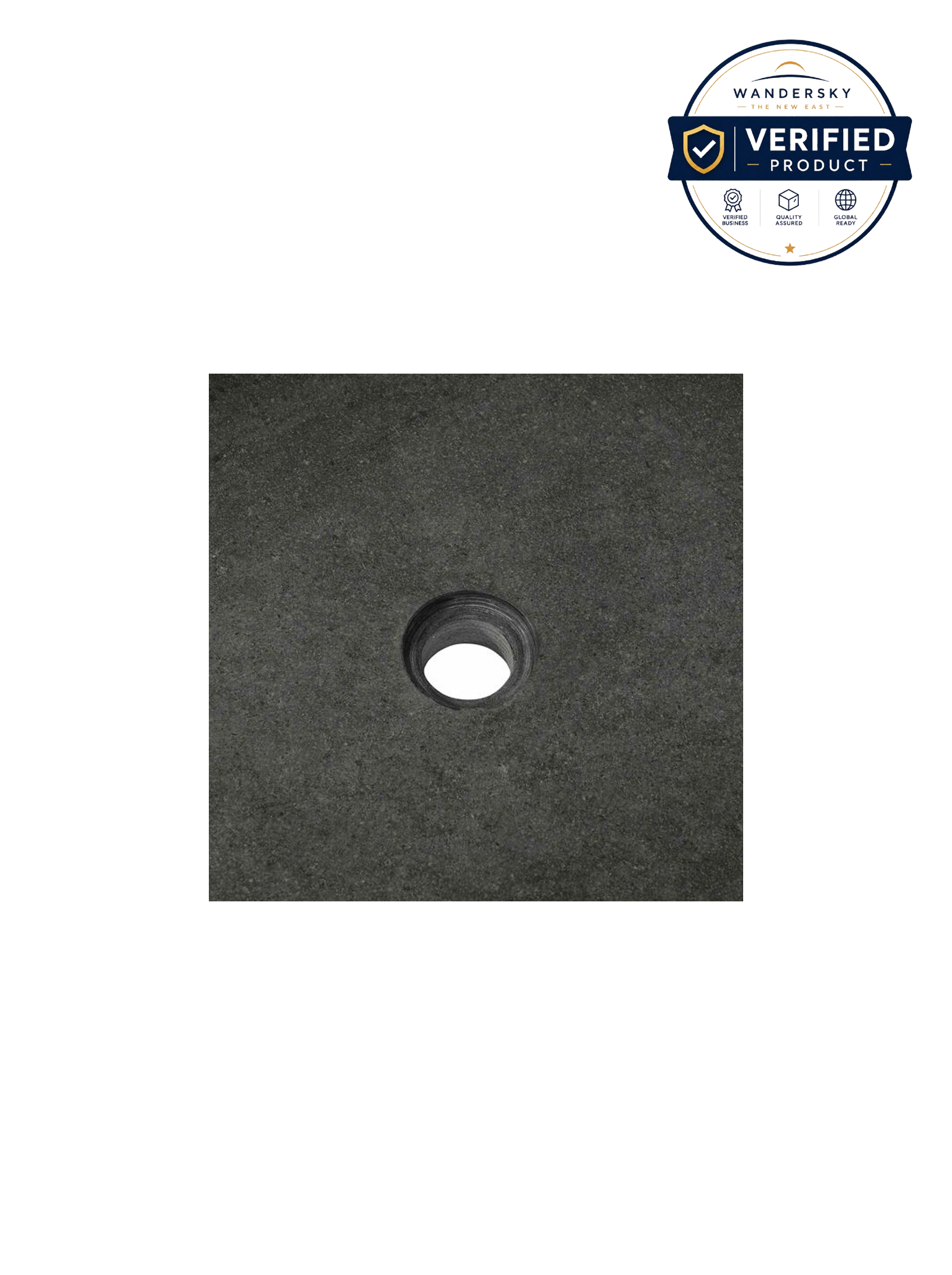 River Stone Wash Basin Grey
