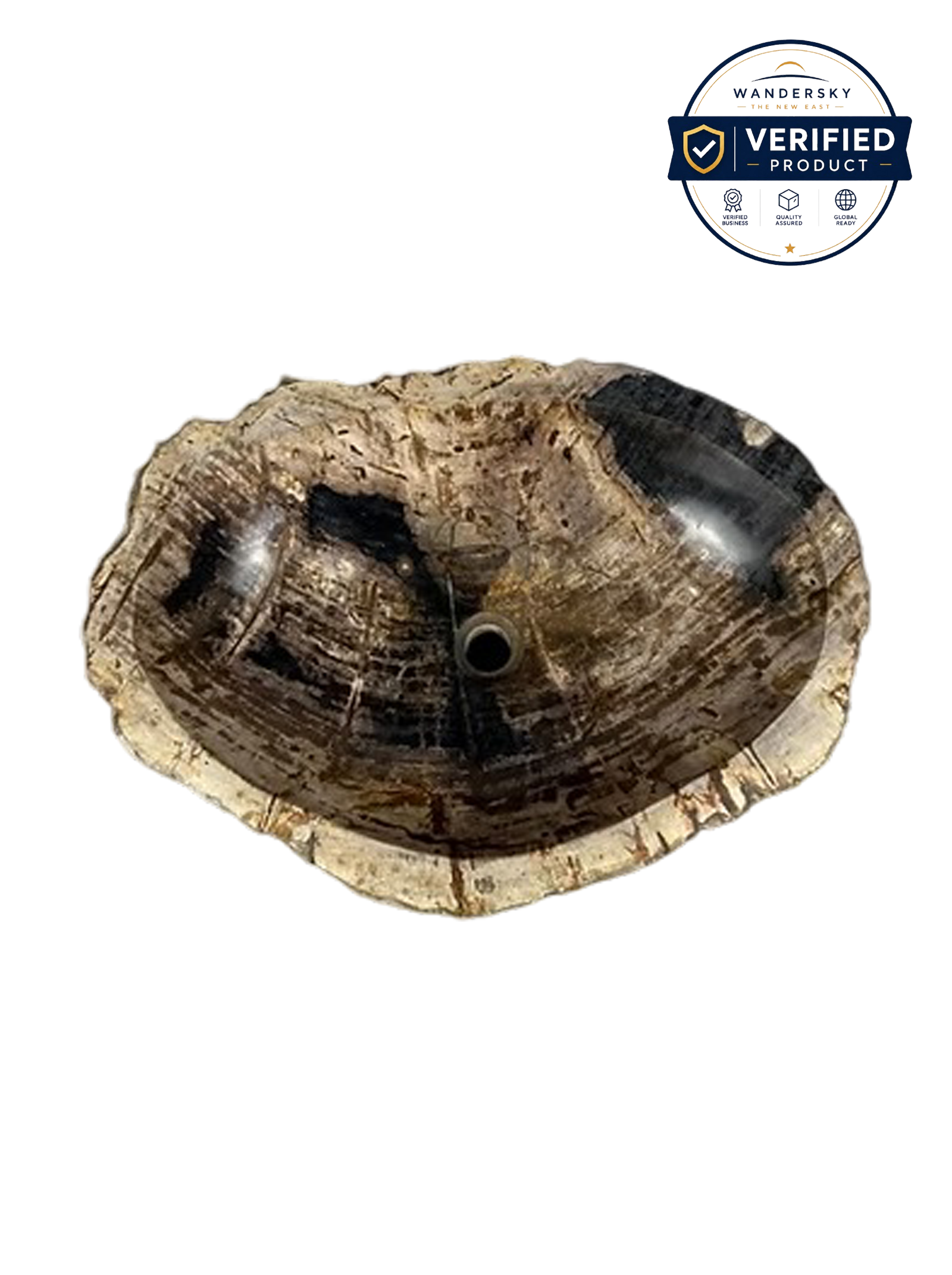 Petrified Wood Sink Bowl