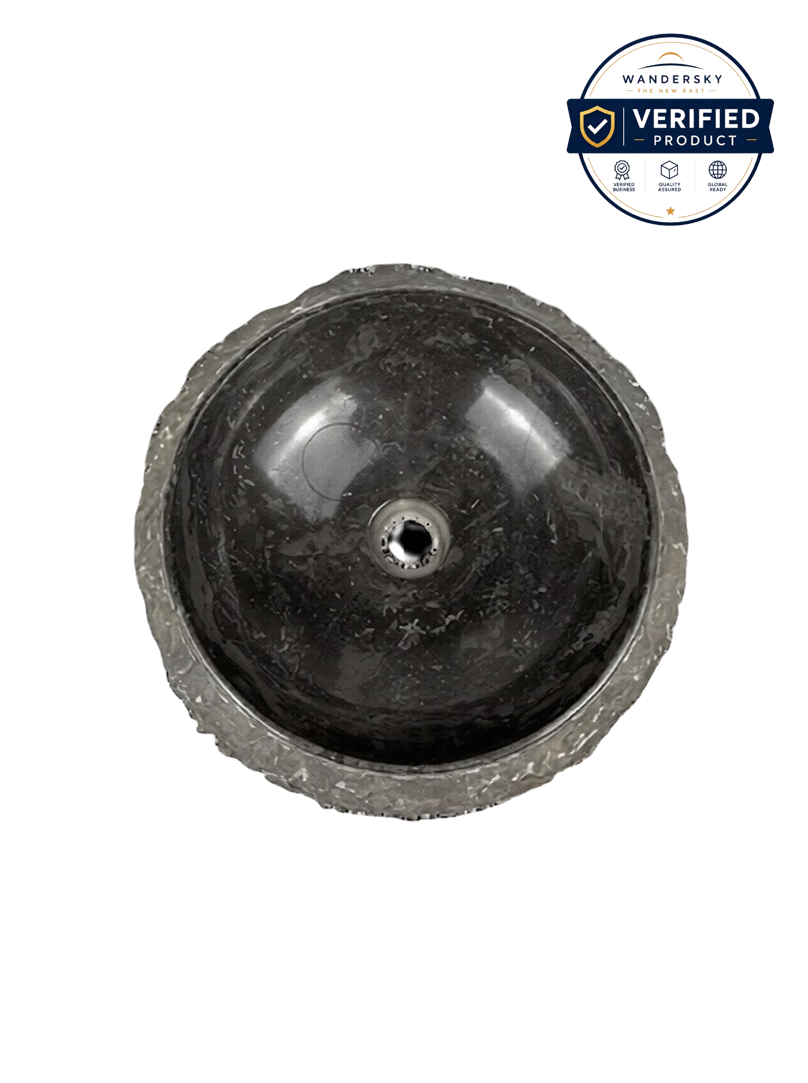 Marble Erosion Donut Sink