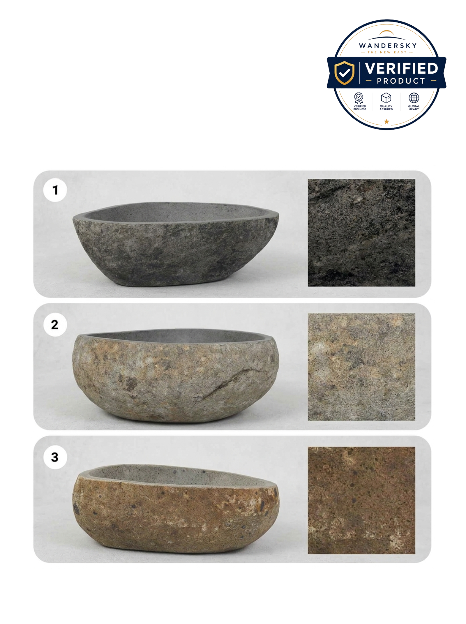 Riverstone Basin Light Grey